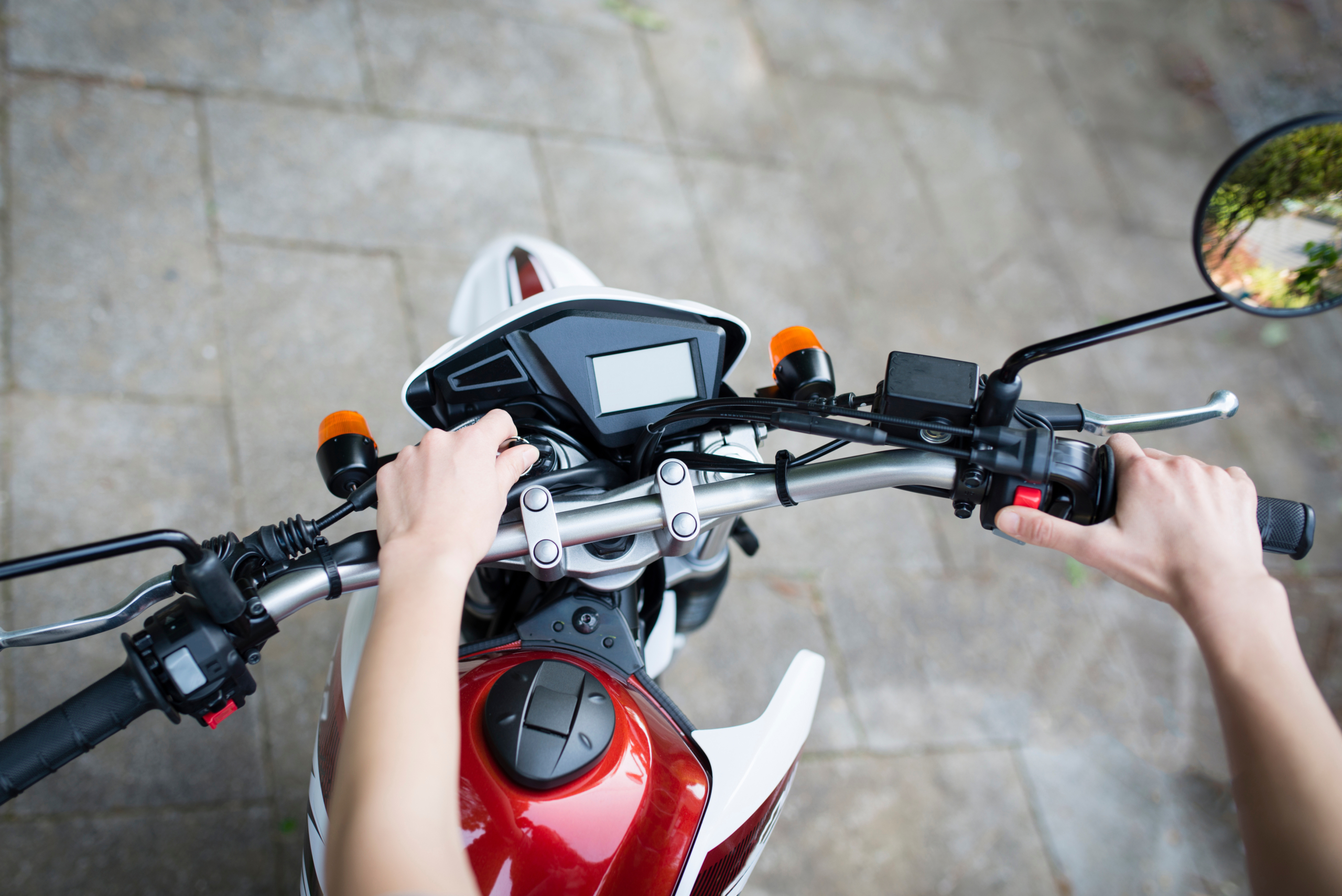 バイクの鍵の画像