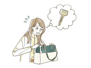 鍵が見つからない